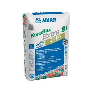 Mapei Flexibilis csemperagsztó KERAFLEX EXTRA S1 ZERO szürke -beltéri és kültéri  25 kg 