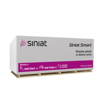 Gipszkarton Siniat Normál 12,5 mm  1200x2000