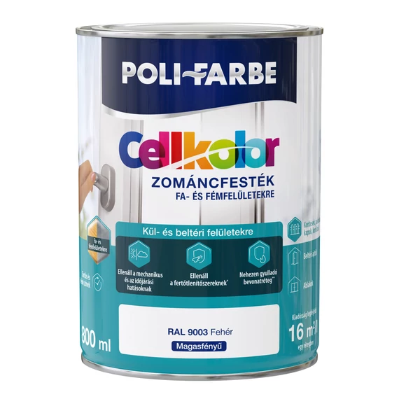 POLI-FARBE CELLKOLOR ZOMÁNCFESTÉK - MAGASFÉNYŰ
