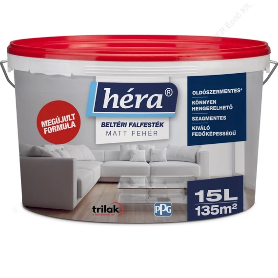 Héra matt fehér beltéri falfesték