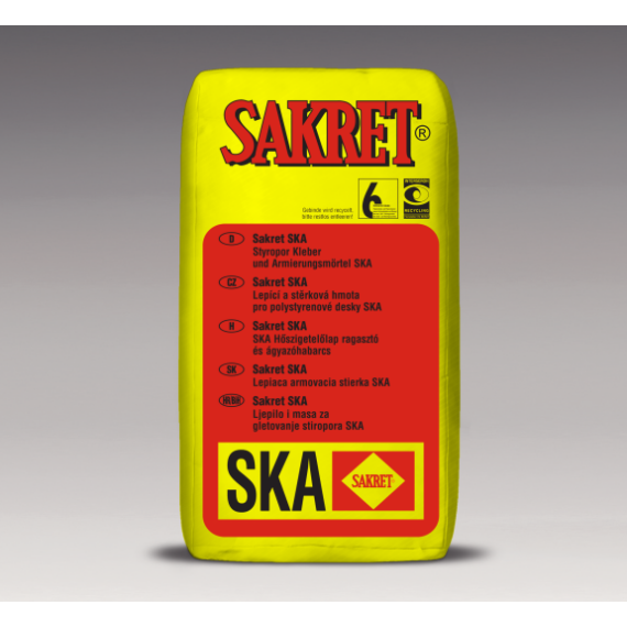 SAKRET SKA Hőszigetelőlap ragasztó és ágyazóhabarcs