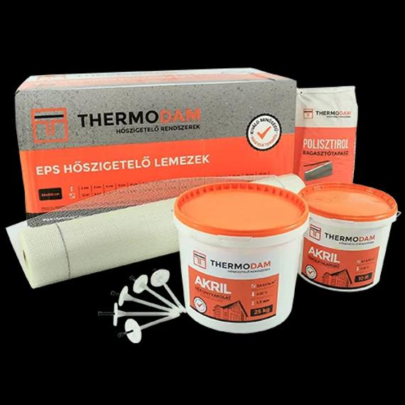 THERMODAM EPS grafit rendszer, akril vakolattal